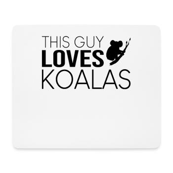 Typ Koala Spruch - Mousepad (Querformat) - Weiß - Vorne