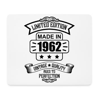 Made in 1962 Vintage Limited Edition 60 years - Mouse Pad (horizontal) - white - Front