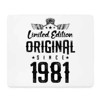 1981 limited edition - Mousepad (Querformat) - Weiß - Vorne