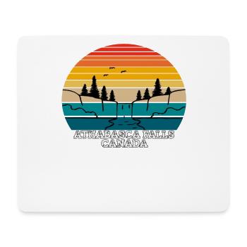 Athabasca Falls Canada - Mousepad (Querformat) - Weiß - Vorne