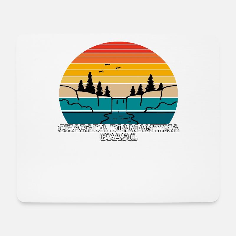 Chapada Diamantina Brasil - Mousepad (Querformat) - Weiß