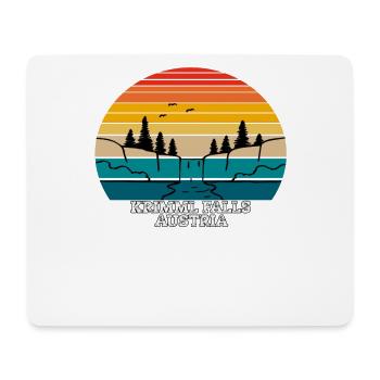 Krimml Falls Austria - Mousepad (Querformat) - Weiß - Vorne