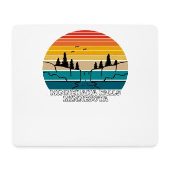 Minnehaha Falls Minnesota - Mousepad (Querformat) - Weiß - Vorne