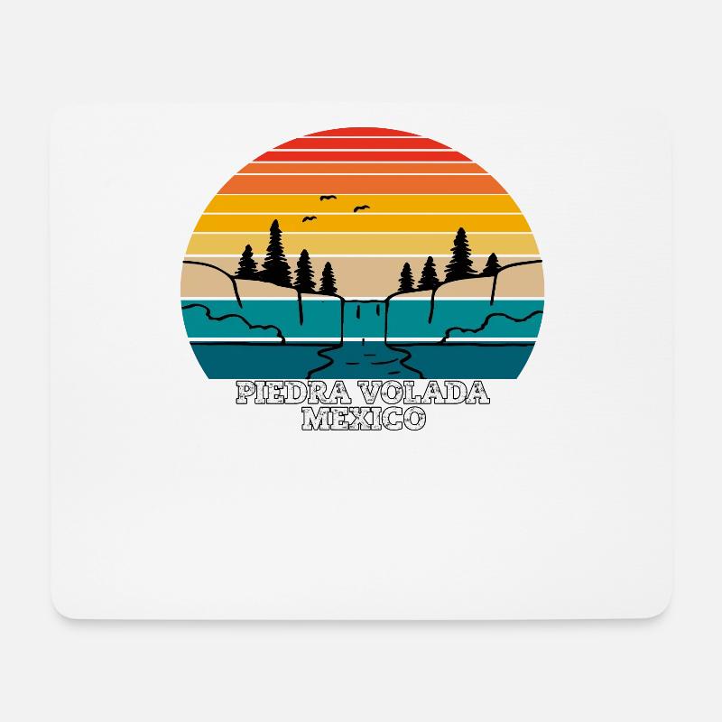 Piedra Volada Mexico - Mousepad (Querformat) - Weiß