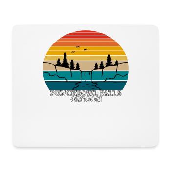 Punchbowl Falls Oregon - Mousepad (Querformat) - Weiß - Vorne