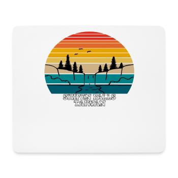 Shifen Falls Taiwan - Mousepad (Querformat) - Weiß - Vorne