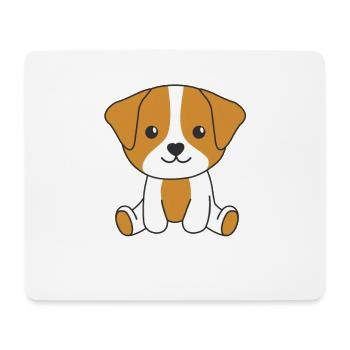 Jack Russell süße Hunde lustige Jack Russell - Mousepad (Querformat) - Weiß - Vorne