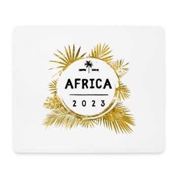 Afrika 2023 Bunt - Mousepad (Querformat) - Weiß - Vorne