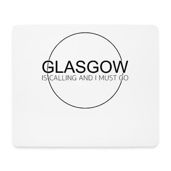 Glasgow - Tapis de souris (format paysage) - blanc - Devant
