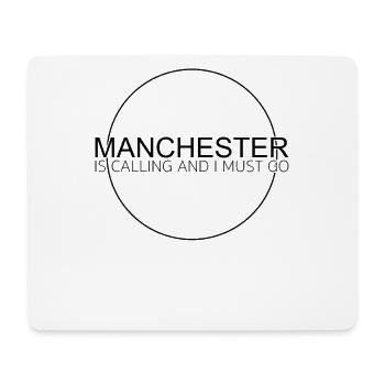 Citation de Manchester - Tapis de souris (format paysage) - blanc - Devant