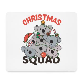 Koala Arbre de Noël Escouade de Noël Koalas - Tapis de souris (format paysage) - blanc - Devant