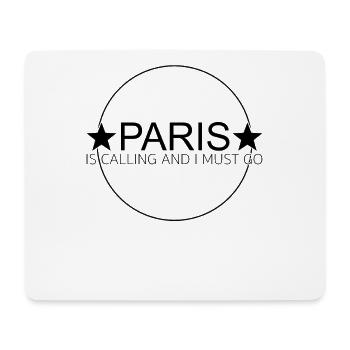 Paris Spruch - Mousepad (Querformat) - Weiß - Vorne