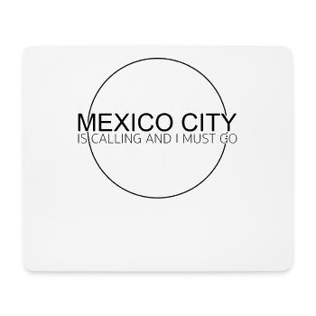 Citation de Mexico - Tapis de souris (format paysage) - blanc - Devant