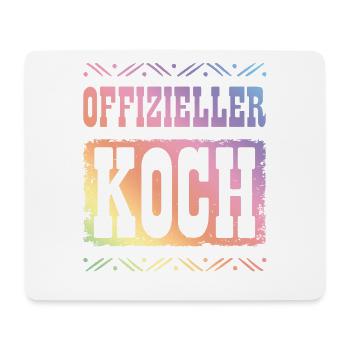 Premium Koch - Mousepad (Querformat) - Weiß - Vorne