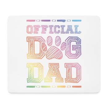 Hunde Papa - Mousepad (Querformat) - Weiß - Vorne
