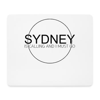 Citation de Sydney - Tapis de souris (format paysage) - blanc - Devant