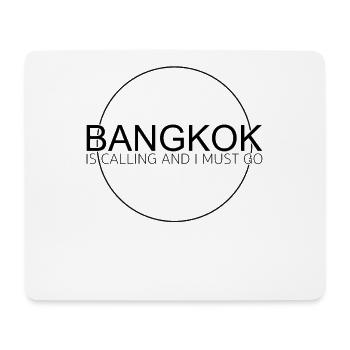 Bangkok quote - Mouse Pad (horizontal) - white - Front