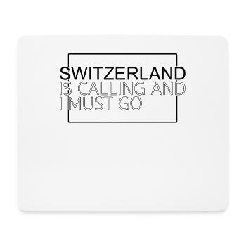 Suisse Dicton - Tapis de souris (format paysage) - blanc - Devant