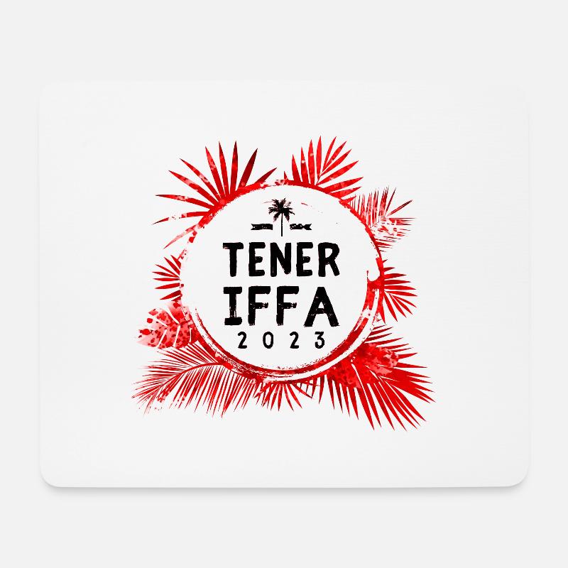 Teneriffa 2023 Bunt - Mousepad (Querformat) - Weiß
