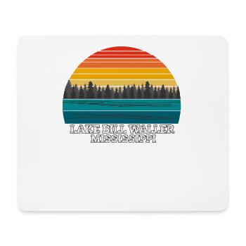 Lake Bill Waller Mississippi - Mousepad (Querformat) - Weiß - Vorne