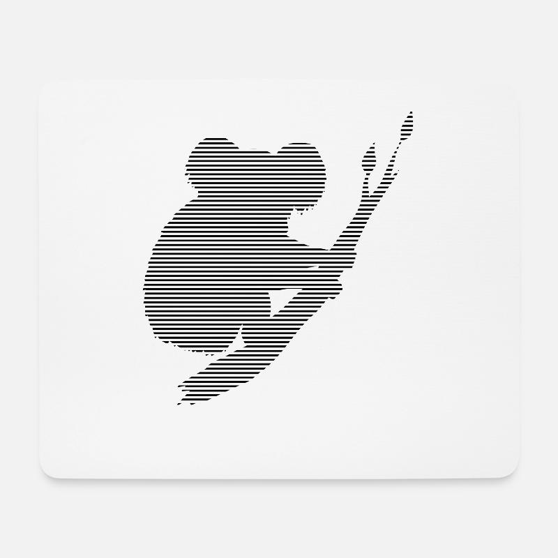 Koala - Mousepad (Querformat) - Weiß