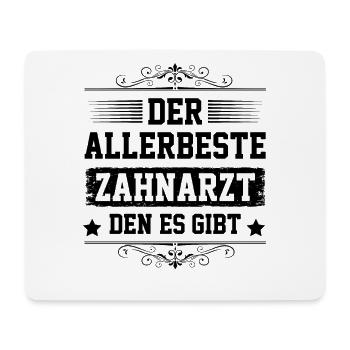 Allerbeste Zahnarzt - Mousepad (Querformat) - Weiß - Vorne
