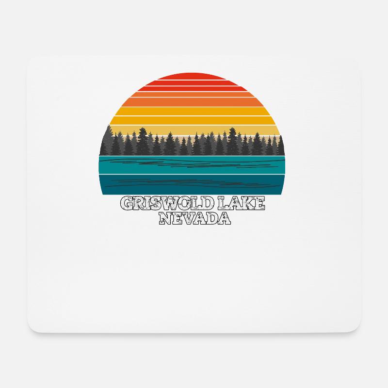 Griswold Lake Nevada - Mousepad (Querformat) - Weiß