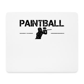 Paintball - Tapis de souris (format paysage) - blanc - Devant