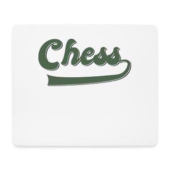 Schach - Mousepad (Querformat) - Weiß - Vorne