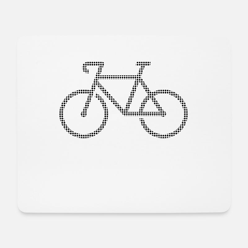 Fahrrad - Mousepad (Querformat) - Weiß