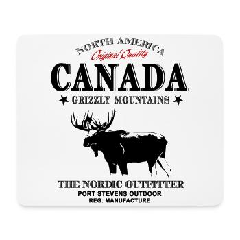Canada - Elk - Mouse Pad (horizontal) - white - Front