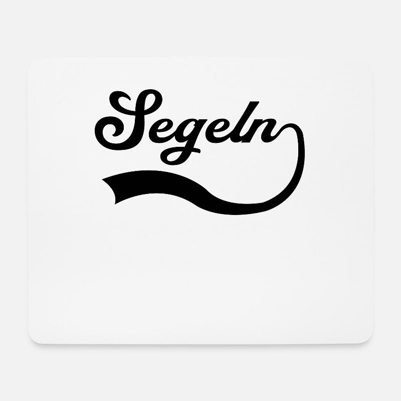 Segeln - Mousepad (Querformat) - Weiß