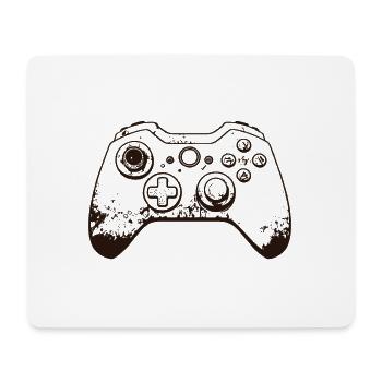 Cooler Gaming-Controller - Design für junge Gamer - Mousepad (Querformat) - Weiß - Vorne