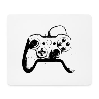 Cooler Gaming-Controller - Design für junge Gamer - Mousepad (Querformat) - Weiß - Vorne