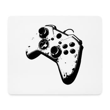 Cooler Gaming-Controller - Design für junge Gamer - Mousepad (Querformat) - Weiß - Vorne