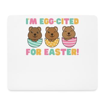 süße Quokkas zu Ostern mit Ostereiern Quokka - Mousepad (Querformat) - Weiß - Vorne