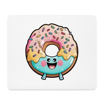 Donut Comic - Mouse Pad (horizontal) - white - Front