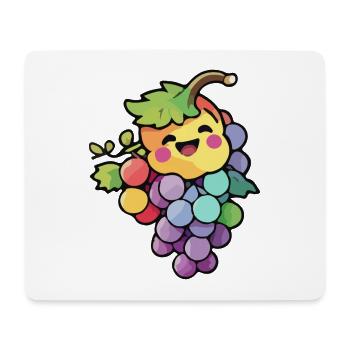 Grapes Comic - Mouse Pad (horizontal) - white - Front