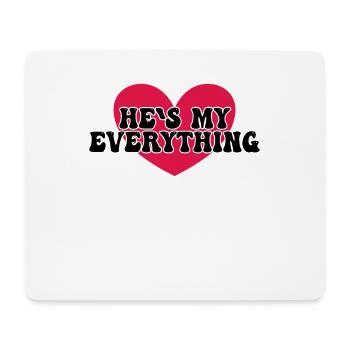 Boyfriend Girlfriend Couple Saying - Mouse Pad (horizontal) - white - Front