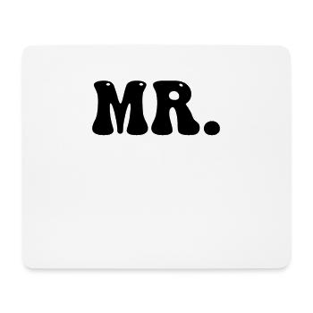 Mr. and Mrs. Partnerlook - Mouse Pad (horizontal) - white - Front