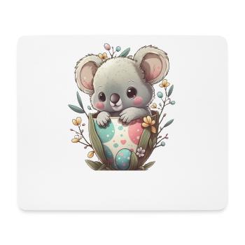 cute koalas for Easter with Easter eggs Koala - Mouse Pad (horizontal) - white - Front