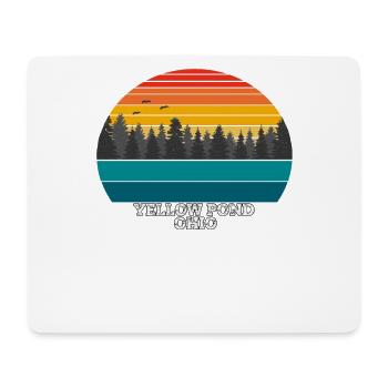 Yellow Pond Ohio - Tapis de souris (format paysage) - blanc - Devant