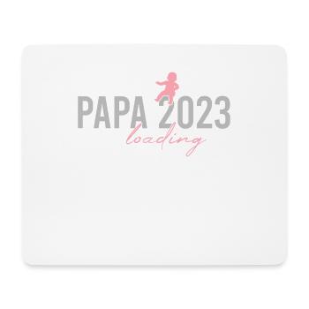 Dad 2023 loading - Mouse Pad (horizontal) - white - Front