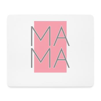 Maman - Tapis de souris (format paysage) - blanc - Devant
