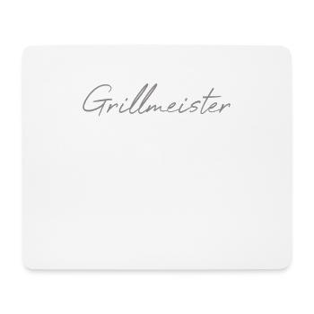 Grillmeister - Mousepad (Querformat) - Weiß - Vorne