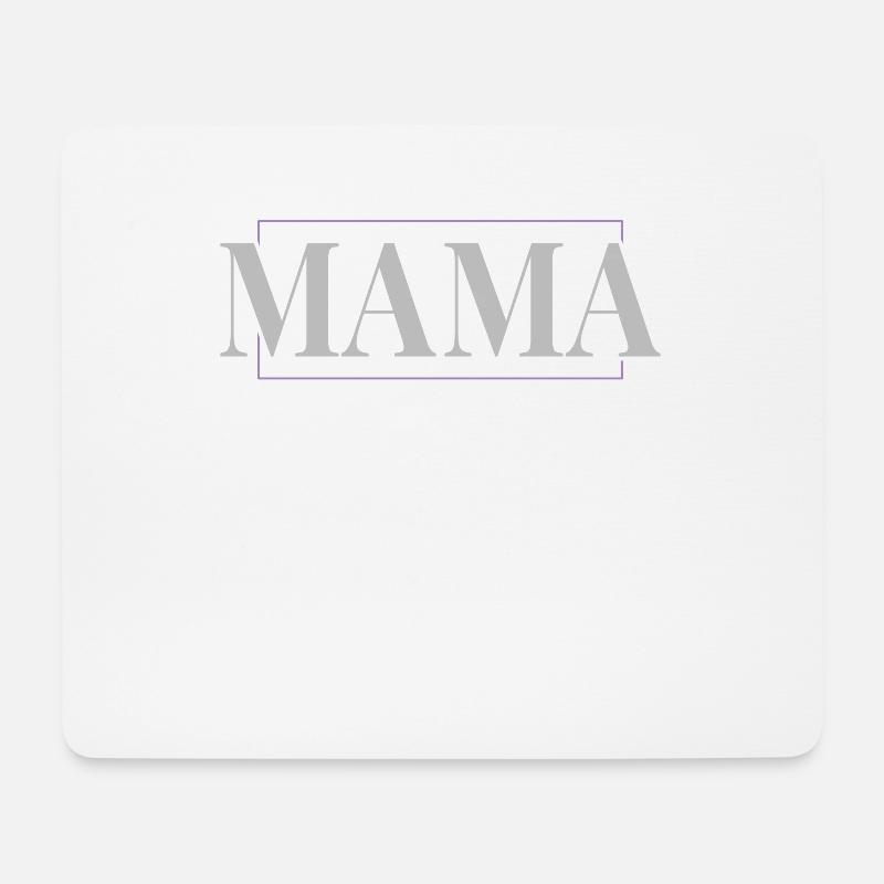 Mama - Mousepad (Querformat) - Weiß