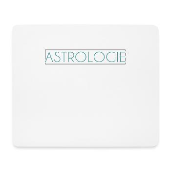 Astrologie Schriftzug - Mousepad (Querformat) - Weiß - Vorne