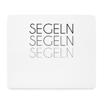 Segeln Schriftzug - Mousepad (Querformat) - Weiß - Vorne