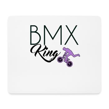 Le roi du BMX - Tapis de souris (format paysage) - blanc - Devant