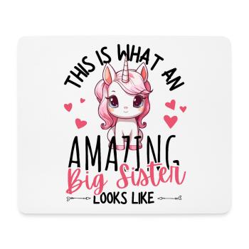 Announcing pregnancy with a magical unicorn - Mouse Pad (horizontal) - white - Front